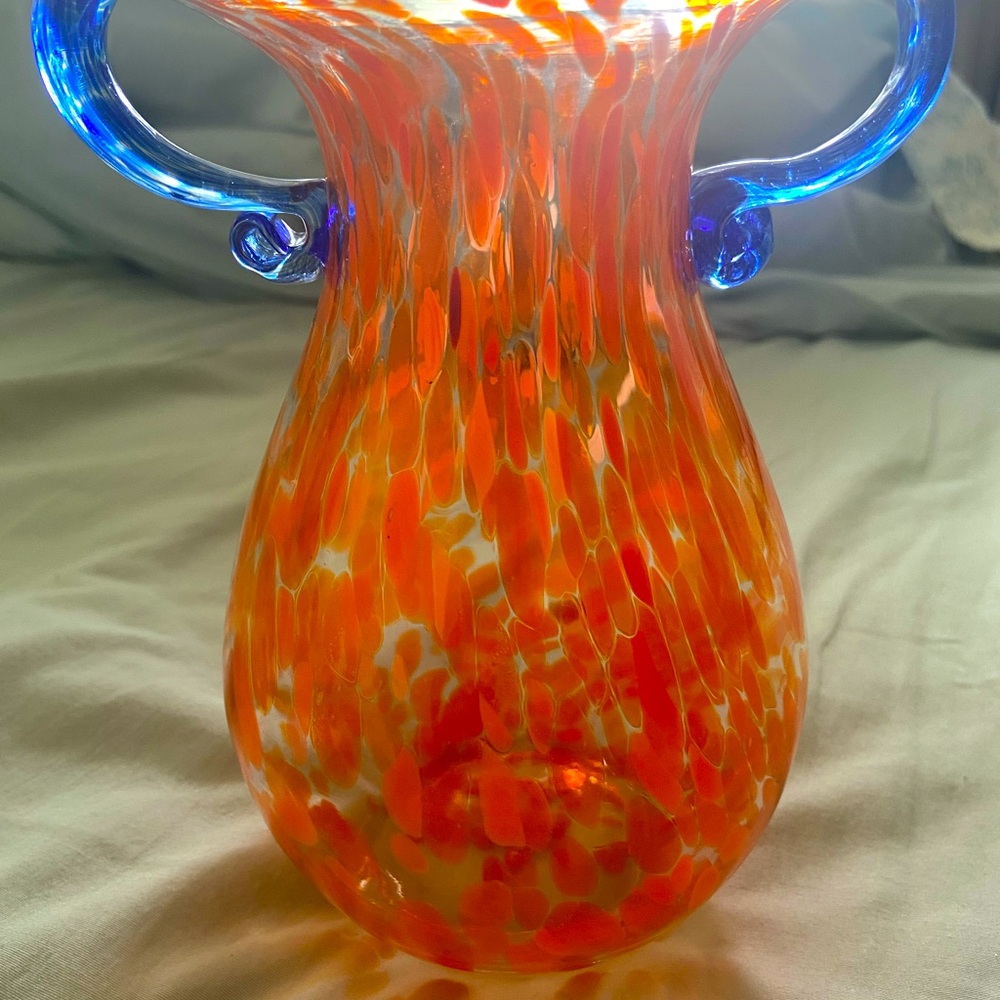 Stunning Nouveau Handcrafted Vase